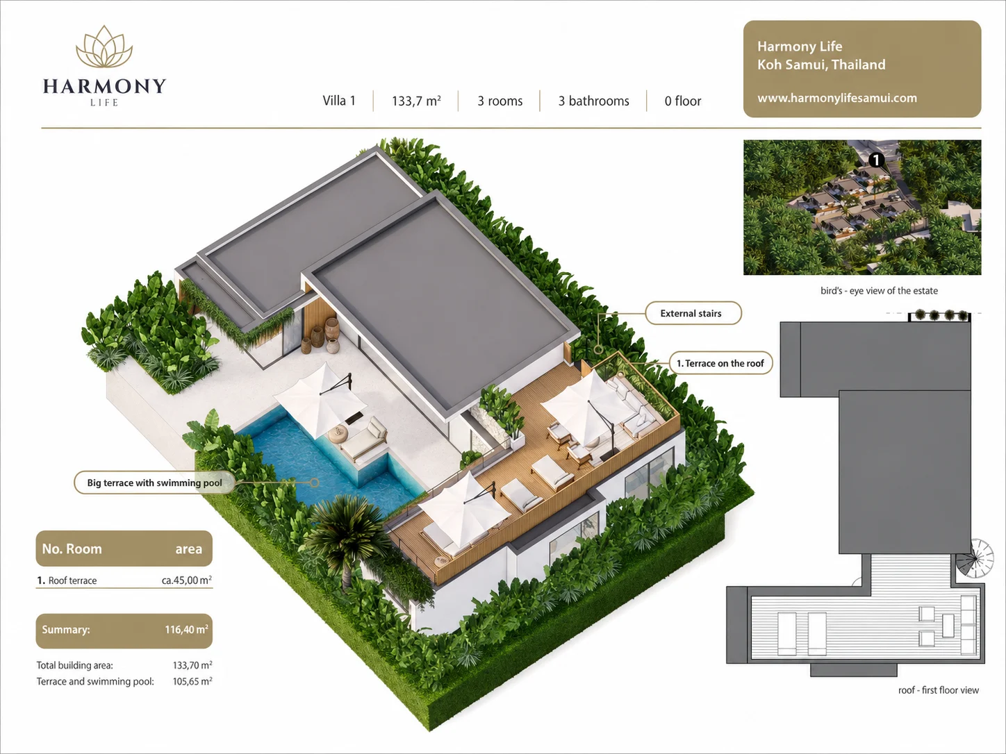 Harmony Life Hill — Grundrisse — 1