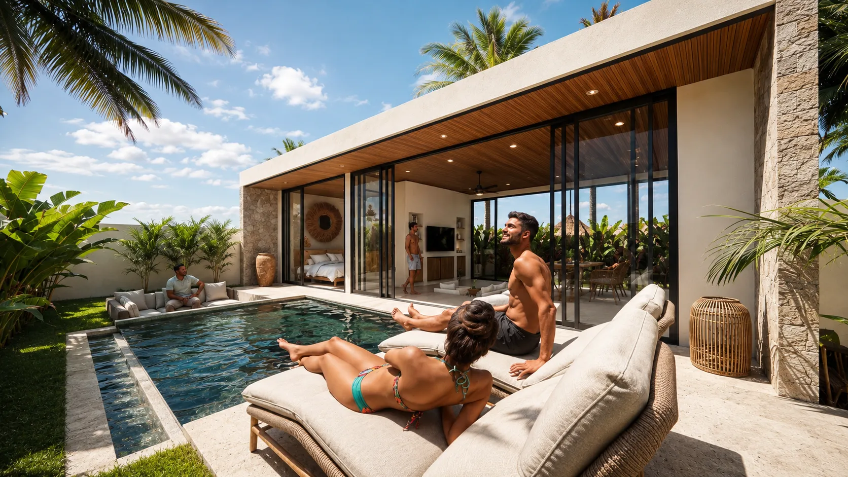 Villa mit 1 Schlafzimmer — Typ A — 1