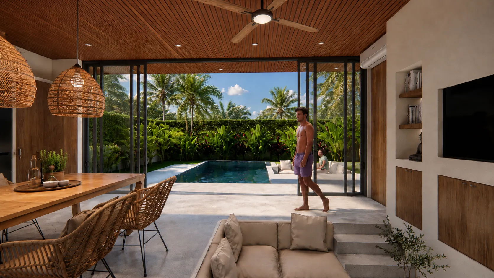 Villa mit 1 Schlafzimmer — Typ B, Meerblick — 3