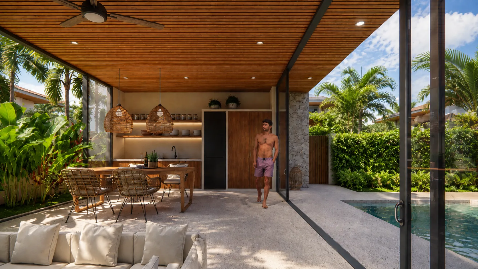 Villa mit 1 Schlafzimmer — Typ B, Meerblick — 4