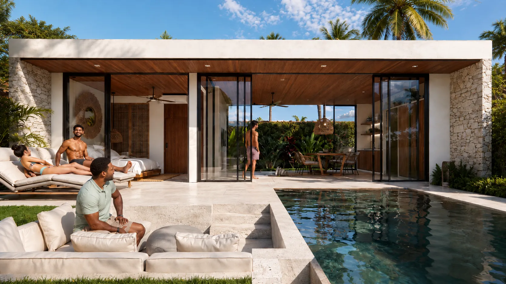 Villa mit 1 Schlafzimmer — Typ B, Meerblick — 6