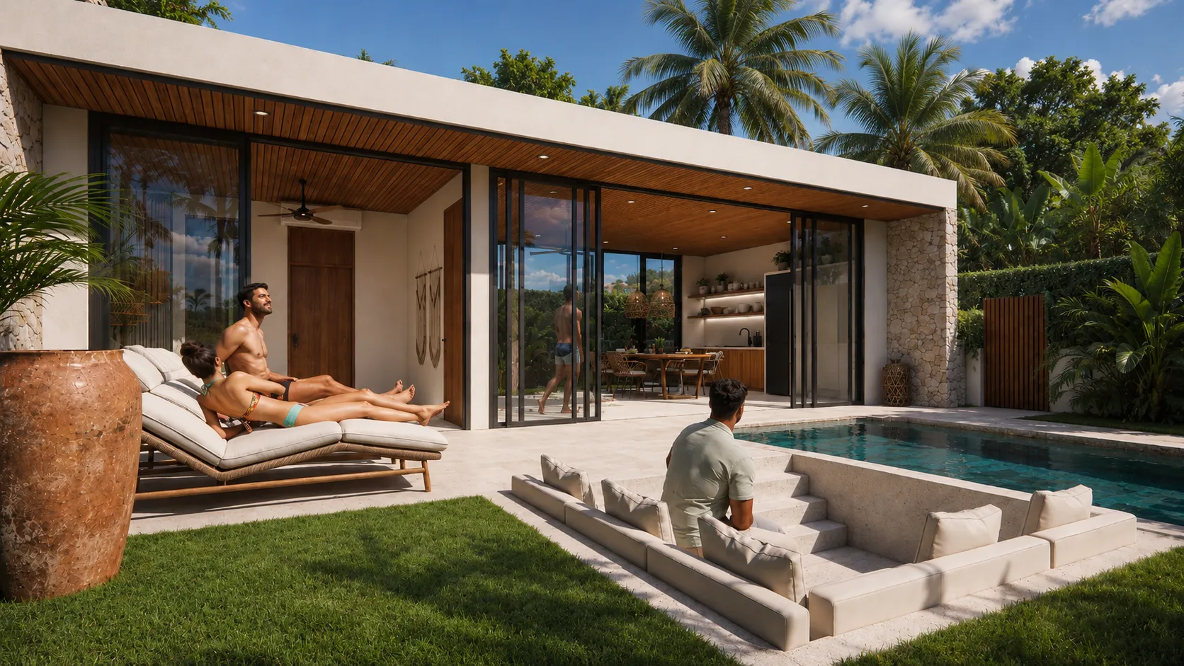 Villa mit 1 Schlafzimmer — Typ B, Meerblick — 7