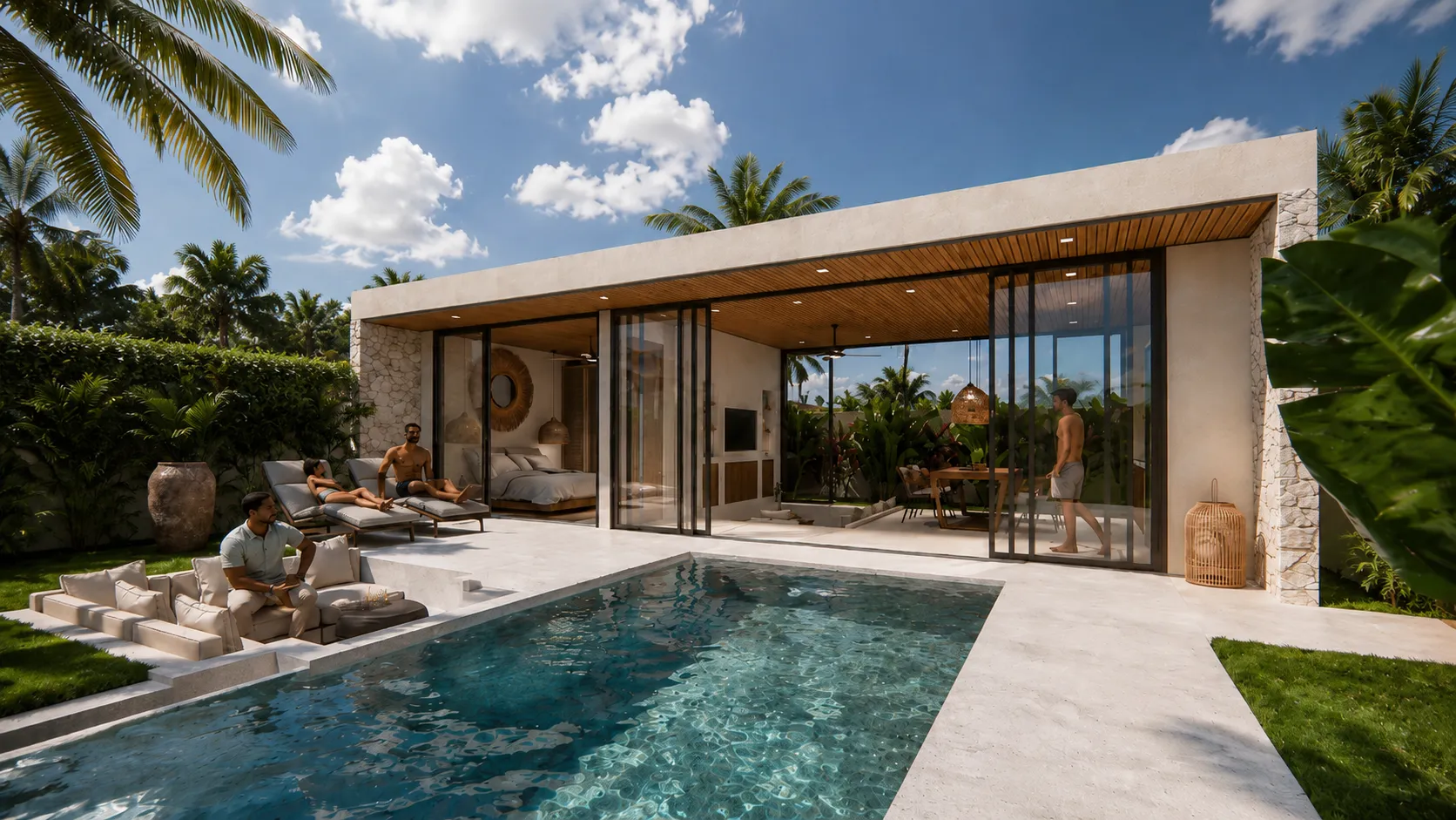 Villa mit 1 Schlafzimmer — Typ B, Meerblick — 8