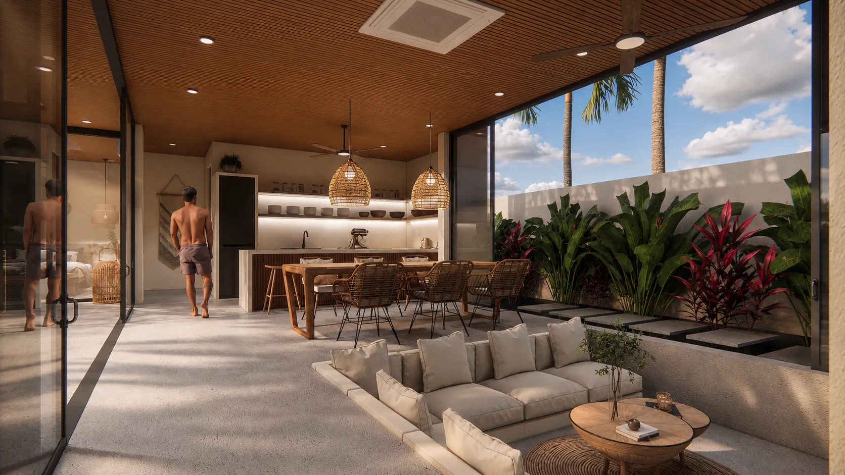 Villa mit 3 Schlafzimmern — Dachterrasse, Meerblick — 3