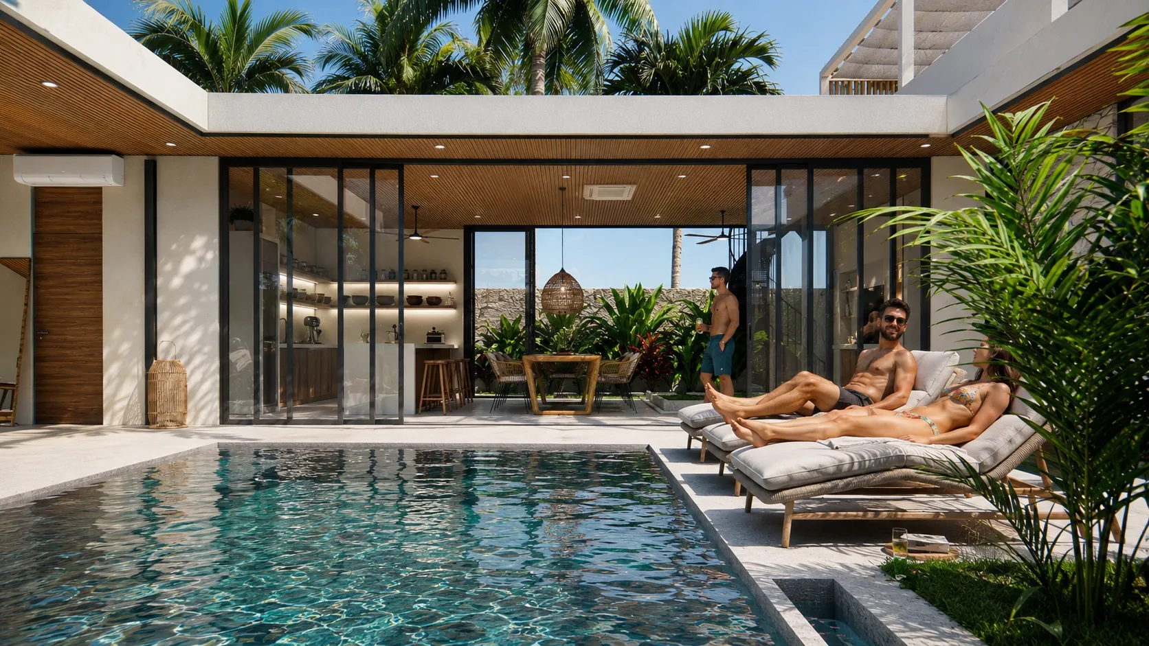 Villa mit 3 Schlafzimmern — Dachterrasse, Meerblick — 6