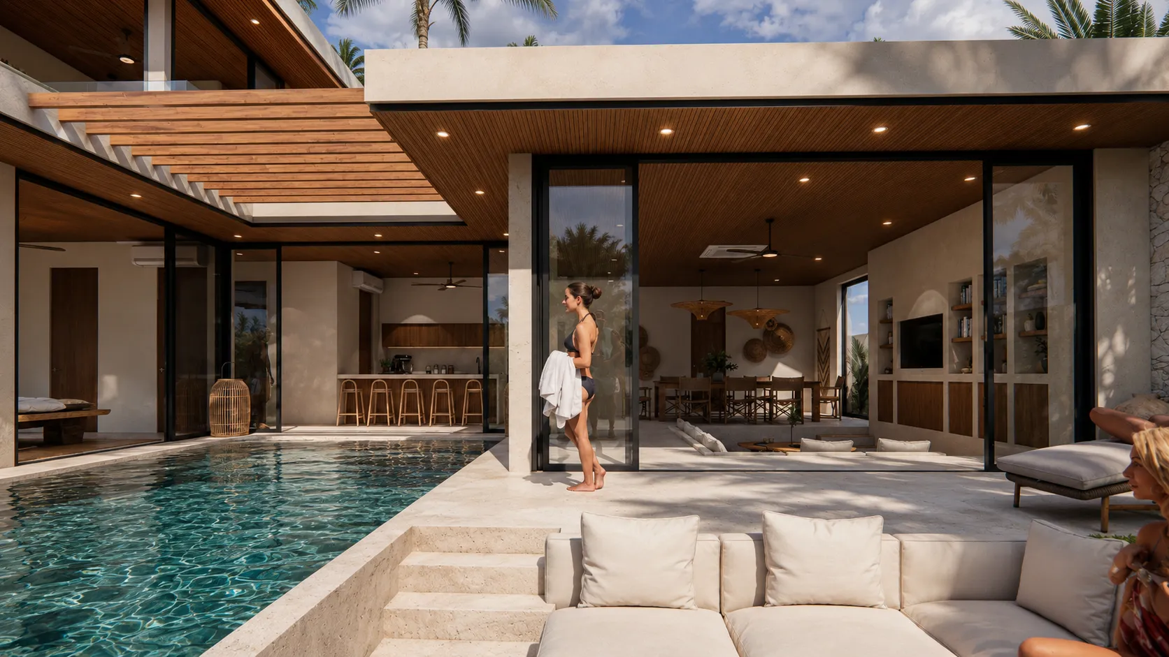 Villa mit 4 Schlafzimmern — Meerblick — 2